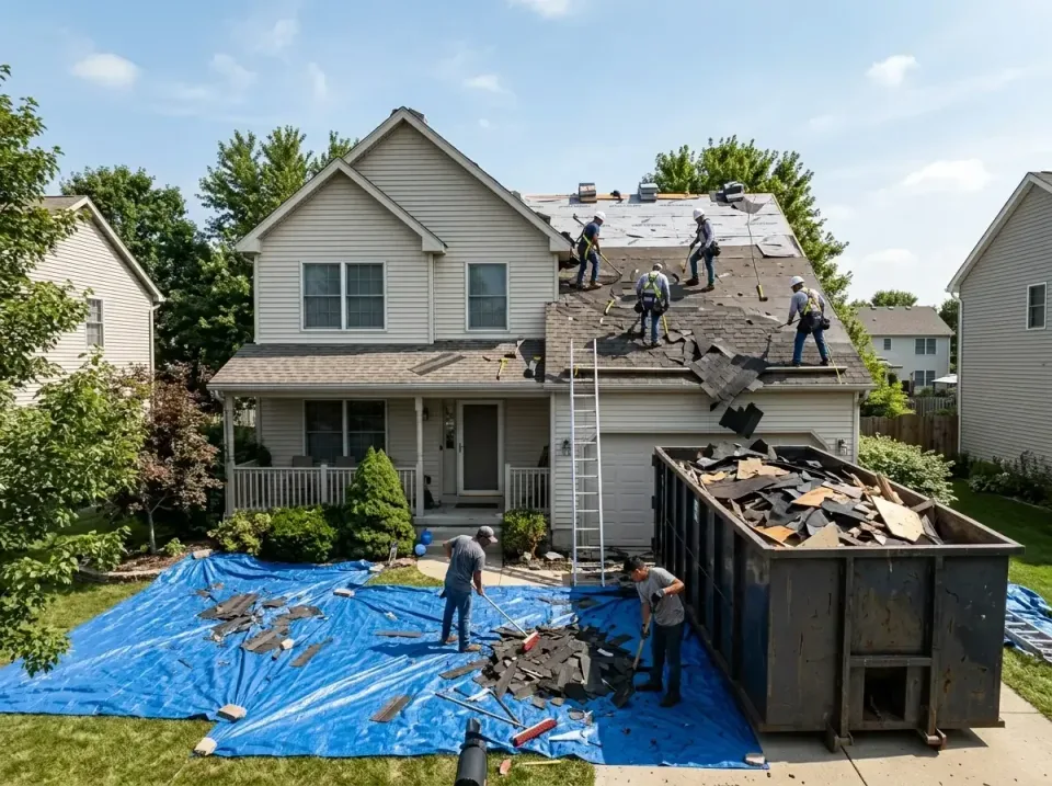 roof-replacement-debris-remova-004 — frequently asked questions, Cheapest Dumpster Rentals in South Roxana, IL
